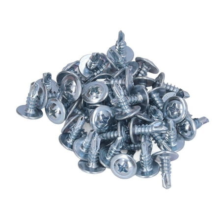 

Self Drilling Screw 50PCS 4.2x13mm Round Head Screws High Hardness CarbonSteelGalvanized With For FurnitureApplianceRepair Washer