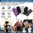 thumbnail image 6 of 4 Pairs Womens Fuzzy Socks Size 6-10 Fleece Fluffy Cabin Plush Warm Sleep Soft Cozy Winter Adult Socks, 6 of 6