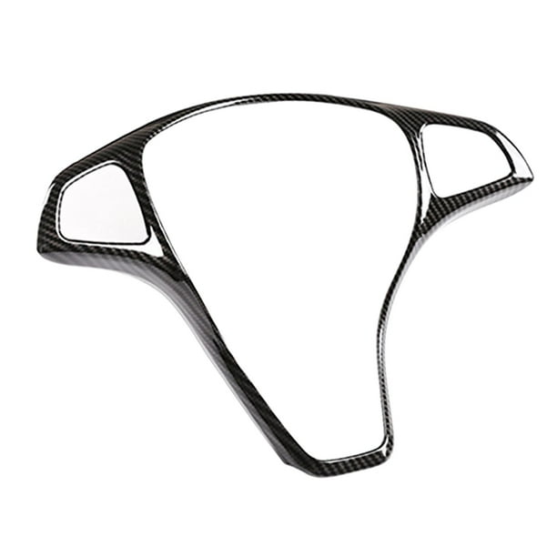 Embellecedor del marco del volante para Mercedes ABCE CLA CLS GLA GLK ABS plástico coche Patrón de fibra de carbono
