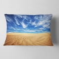 thumbnail image 2 of Designart 12" x 20" Blue Polyester Throw Pillow, 2 of 5