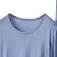 thumbnail image 4 of uublik Women's Pajama Set Long Sleeve Sleepwear Top & Pants Pjs Comfy 2 Piece Lounge Set Blue, 4 of 5