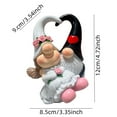 thumbnail image 3 of Moocorvic Valentines Gnomes Decorations Resin Love Gnome Couple Heart Hat Figurine Gifts for Him Her, 3 of 9
