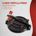 thumbnail image 6 of Victoria Tortilla Press Cast Iron Preseasoned 8", 6 of 6