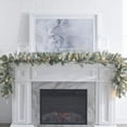 thumbnail image 5 of NOMA Frosted Fir 9 Foot Pre Lit Christmas Garland Holiday Decor, (2 Pack), 5 of 7