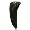 thumbnail image 3 of Black Golf Zipper Head Covers Driver 1 3 5 7 9 X Fairway Woods Headcovers Metal Neoprene Traditional Plain Protective Covers Fits All Fairway Clubs Perfect Gift, 3 of 9