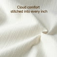 thumbnail image 6 of Vorthio 161.2" Cloud Couch,Oversized Modular Sectional Sofa,35'Deep Seat Comfy Sofa, Boneless Couches for Living Room,White(4 Seater& 1ottoman), 6 of 8