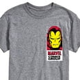 thumbnail image 3 of Marvel Iron Man - Invincible Oversized - Men's Short Sleeve Graphic T-Shirt, 3 of 5