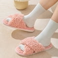 thumbnail image 5 of Ficarrico Zapatillas de casa de algodón lavables para mujer, para dormir en casa, zapatos de dormitorio interior, 5 of 5