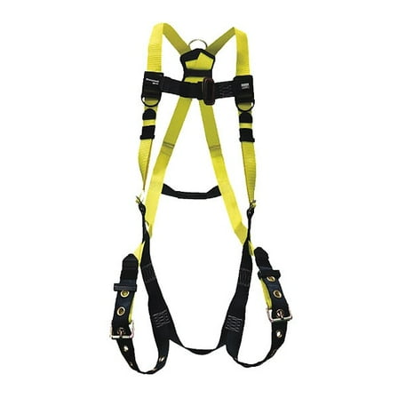 Honeywell Miller Safety Harness,Vest style,Back,420 lb H11110021