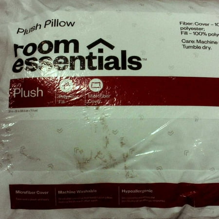 Plush Pillow Standard/Queen White - Room Essentials