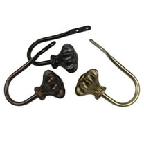 Adelina Curtain Holdback Pair in Black