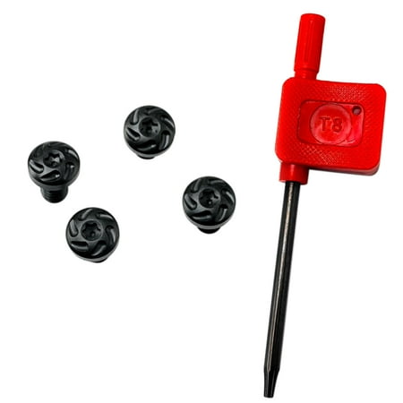 

4pcs Grips Screw Stainless Steel Durable CNC Machined DIY T8 Tox Key For 1911