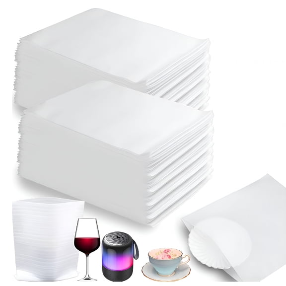 CCOCC 75 Pack Cushion Foam Pouches,3 Sizes Moving Wrap Foam Packing Sheets to Protect Mug Cup Glasses Dishes,Packing Supplies for Moving,Great Alternative to Bubble Cushioning Wrap Envelopes