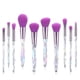 thumbnail image 4 of 10 in 1 Professional Premium Crystal Style Diamond Cut Handle Makeup Brushes with Holographic Makeup Bag (BLUE), 4 of 4