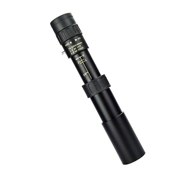 Greeniant Telescopio monocular 10-300x40 Telescopio binocular monocular de alta Compatible con teléfono inteligente con Accesorios de cámara y óptica estándar+trípode+clip Greeniant OD000501-02
