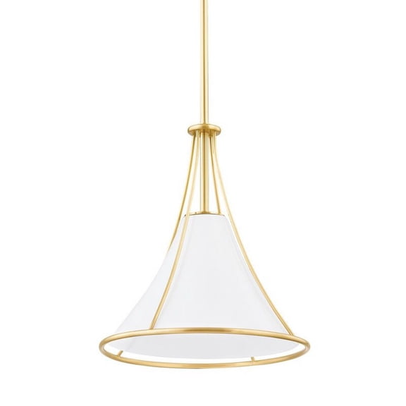 Open Box Mitzi H645701s Madelyn 12" Wide Pendant - Brass