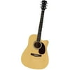 Spectrum Cutaway Acoustic Guitar Pack, Maple with High-Gloss Black Finish