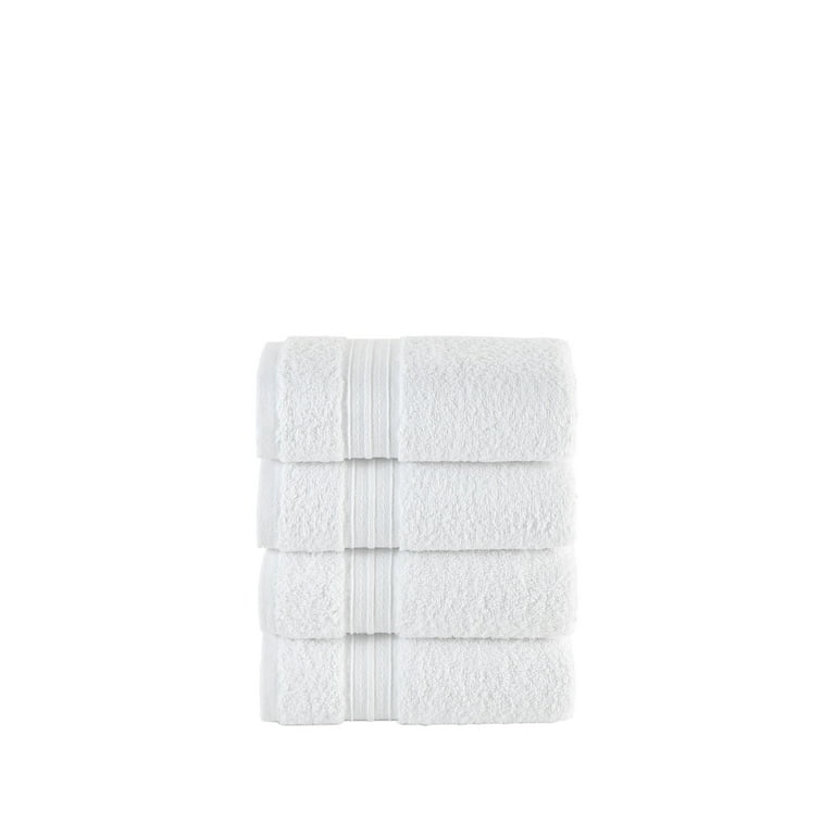 HALLEY 100% Turkish Cotton Washcloths for Body, Face, Bathroom, Hotel, Spa  & Kitchen - Super Soft & Highly Absorbent Fingertip Towels - Luxury Wash