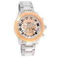 thumbnail image 1 of 18865 Men's Corduba Skull Skeleton Dial Chronograph Steel Bracelet Watch, 1 of 4