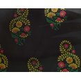 thumbnail image 4 of oneOone Georgette Viscose Fabric Leaves|Swirl & Floral Block Printed Craft Fabric BTY 42 Inch Wide, 4 of 4