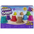 thumbnail image 1 of Kinetic Sand, Castle Containers 10-Color Pack Colored Sand Toys for Kids Aged 3 and up, 1 of 7