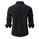 thumbnail image 3 of Blusa y camisa de manga larga con cuello vuelto para hombre, blusa informal de moda con cuello vuelto, camisa transpirable de manga larga, blusa para hombre, 3 of 8