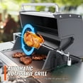 thumbnail image 2 of KFFKFF 26 lbs Load Grill Rotisserie Kit, Electric BBQ Grill with 110V 9W Motor, Stainless Steel Auto-Rotating Kit, Robust 32"/39" Hexagon Spit Rod,  Grill Accessory, 2 of 9
