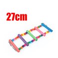 thumbnail image 1 of Multicolor Ladder Bridge Budgie Parrot Climbing Bite Toy Parakeet Swing Bird Toy Bird Supplies Handmade, 1 of 5
