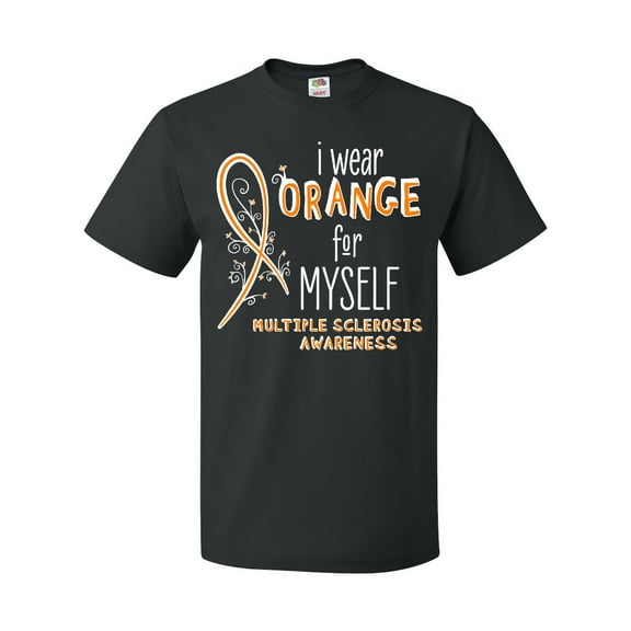 Inktastic I Wear Orange for Myself- Multiple Sclerosis Awareness T-Shirt