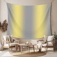 thumbnail image 2 of Yellow Grey Stripes Tapestry for Bedroom Wall Hanging Tapestry, Modern Minimalist Solid Gradient Ceiling Backdrop Tapestries Poster Blanket Wall Decor for Teens Room Living Room Dorm 55" x 73", 2 of 8
