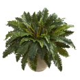 thumbnail image 1 of Nearly Natural 8222 Marginatum Artificial Plant in Sand Colored Planter, 1 of 1
