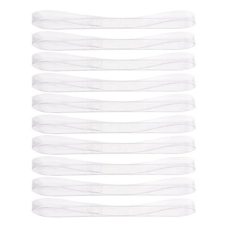 

HERFIER 5 Pairs of Invisible Beam Shoelaces Anti-loose Transparent High-heels Shoelaces 4.32x0.39x0.16in