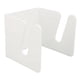 thumbnail image 2 of Soporte de pared para patineta de acrílico para exhibición de almacenamiento Percha Decoración del hogar para interiores Blanco, 2 of 10
