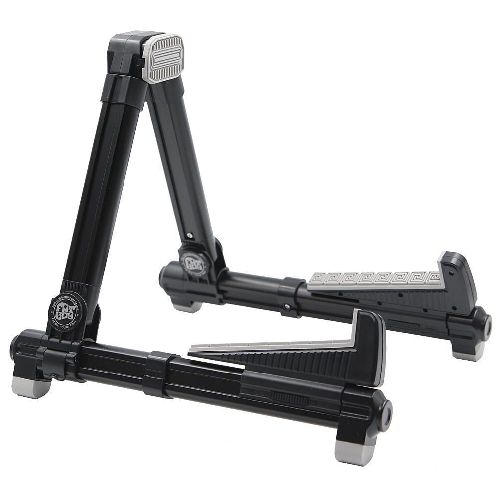 Fat Boy FBG-108BK Compact Folding Aluminum Guitar Stand In Black