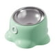 thumbnail image 2 of Comedero inclinado para gatos, ideal para viajes, para cachorros y perros pequeños. Verde, 2 of 8