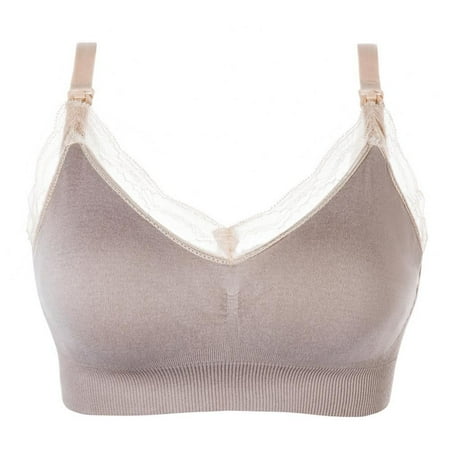 Women s breastfeeding maternity bra full chest sleeping no wire nursing bra