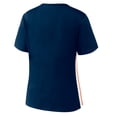 thumbnail image 4 of Women's WEAR by Erin Andrews  Navy Detroit Tigers Notch Neck Cropped T-Shirt, 4 of 4