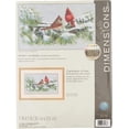 thumbnail image 6 of Winter Cardinals Counted Cross Stitch Kit: 15x9", 6 of 6