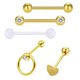 thumbnail image 4 of 5 Unids 14G Crystal Eyebrow Labret Barras Tachas De De Oreja, Pendientes De Aro De Hélice - Oro, 14g Yuyangstore Joyas para el cuerpo Mujeres perforadas 14 g, 4 of 5