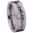 thumbnail image 3 of Chinese Dragon Tungsten Carbide Ring, 3 of 9