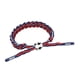 thumbnail image 2 of Brazaletes de fútbol BLESIY Tema de fútbol Jugadores Azul rojo Pulsera trenzada, 2 of 8