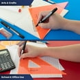 thumbnail image 5 of Pacific Arc Drafting Triangle, 6-inch, 45/90 Degrees, Fluorescent Orange, 5 of 5