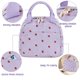 thumbnail image 3 of Bolsa de almuerzo para mujeres y hombres, linda bolsa de pana para el almuerzo, lonchera térmica reutilizable, hielera térmica reutilizable de gran capacidad para el trabajo, picnic o viajes, 3 of 6