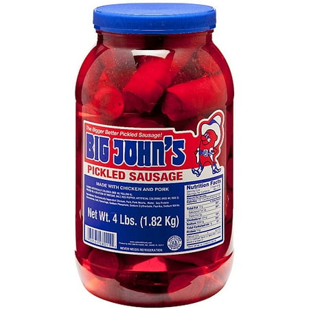 Big John's: Pickled Sausage Prepared Food, 4 lb