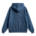 thumbnail image 4 of BFRGSIJ Leopard Print Zip Up Hoodie for Women Fleece Lined Hooded Jacket with Pockets Casual Streetwear Fall Winter Sweatshirt 2XL, 4 of 6