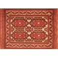 thumbnail image 1 of Ahgly Company Indoor Rectangle Persian Orange Traditional Area Rugs, 6' x 9', 1 of 1