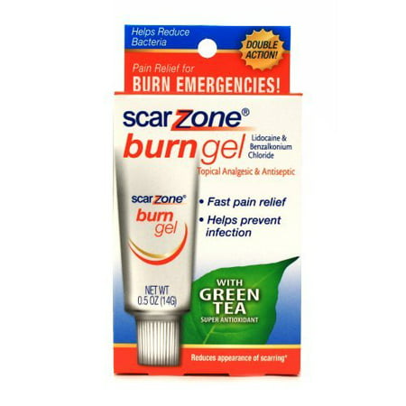 Scar Zone Burn Relief Gel - 0.5 oz (Best For Burn Scars)