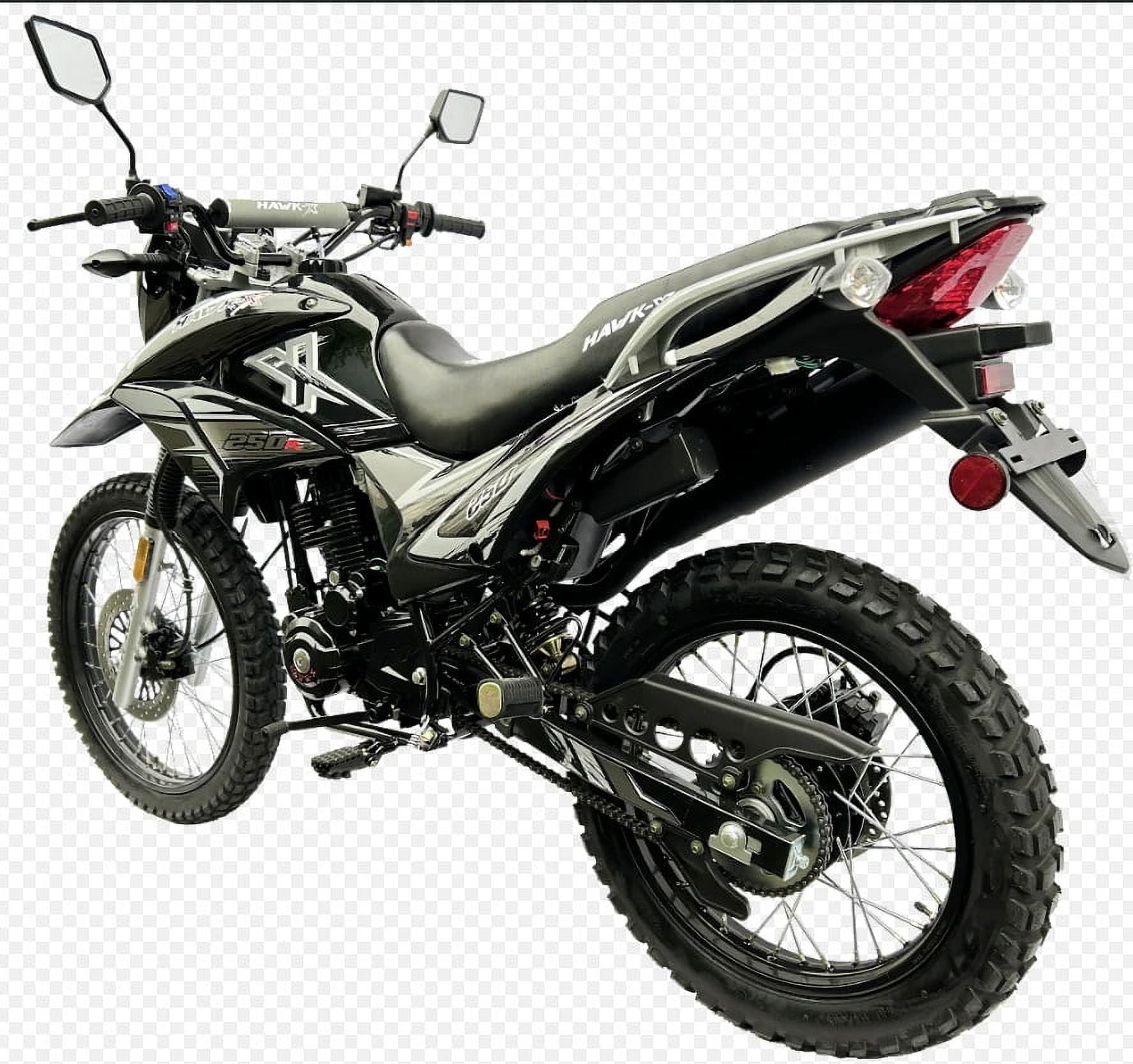 RPS Hawk X 250cc Dirt Bike, for Adult - Black