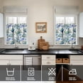 thumbnail image 4 of Vintage Seaside Kitchen Curtains Set Starfish Coral Fish and Mermaid Ocean Creatures Nautical Tropical Marine Tier and Valance Curtains, 4 of 6