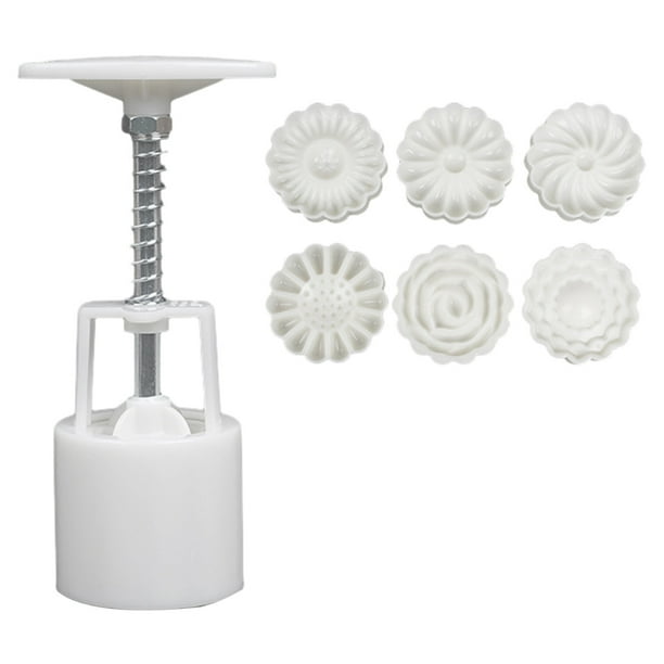 Moldes para prensar pasteles de luna, molde para prensar pasteles de luna con flores chinas, postre de pastel de luna prensado a mano, molde de hojaldre para pastel de luna con sellos para varios